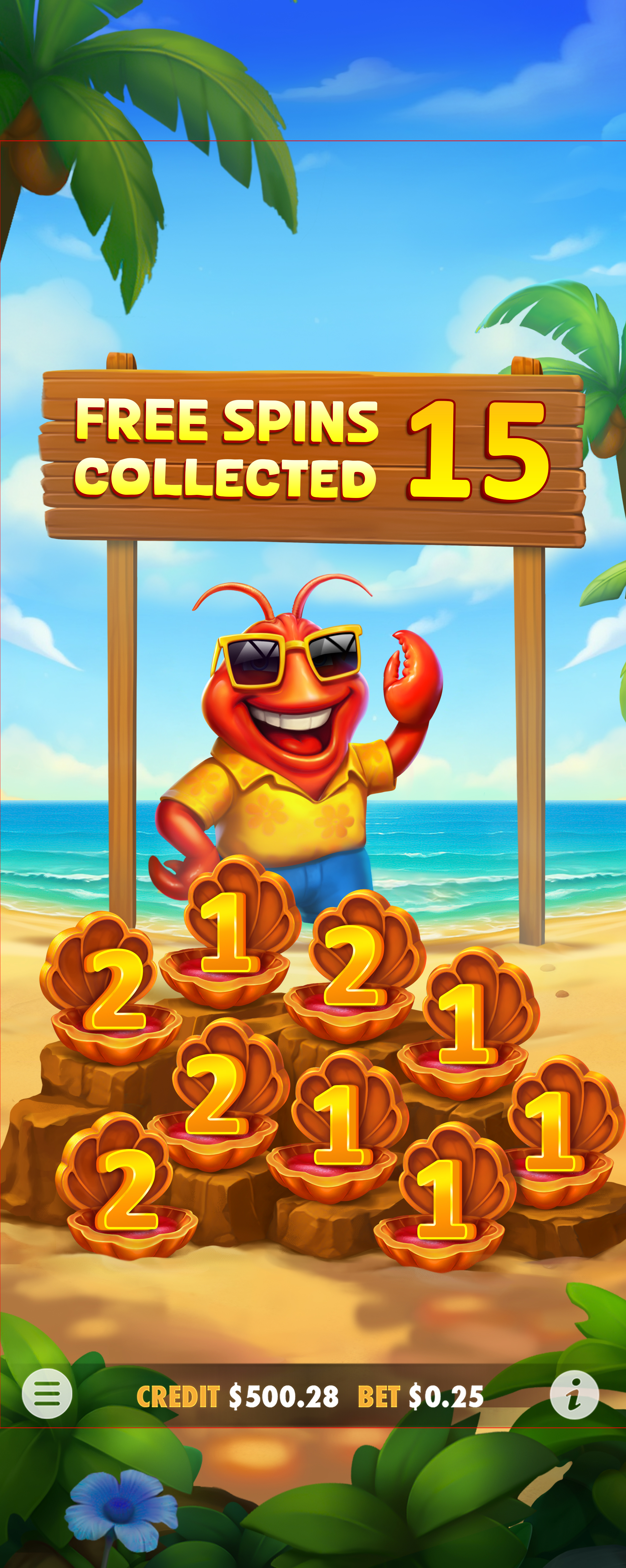 Lobster House - screenshot with slot description 4